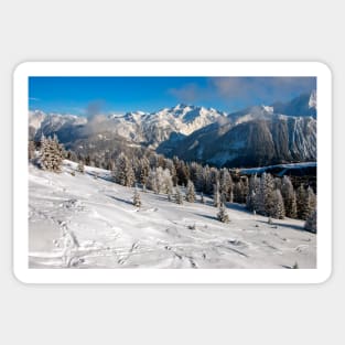 Courchevel 3 Valleys French Alps France Sticker